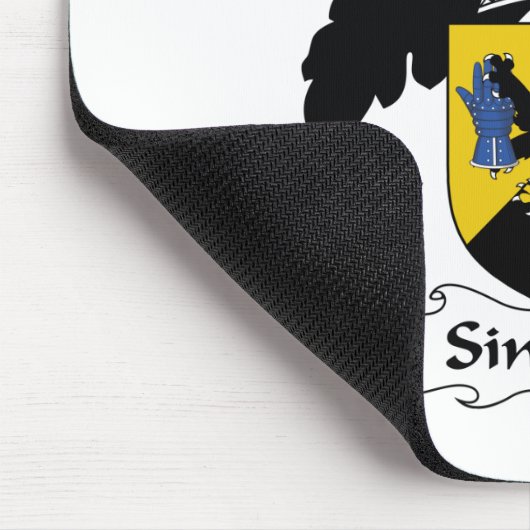 Simpson Family Crest Muismat (Hoek)