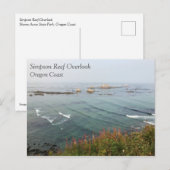 Simpson Reef Overlook, oregon Coast Briefkaart (Voorkant / Achterkant)