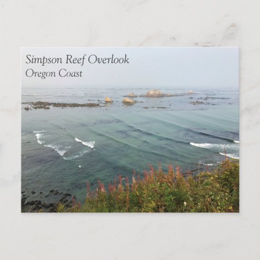 Simpson Reef Overlook, oregon Coast Briefkaart (Voorkant)
