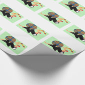 Simpson verdeelt in stijl cadeaupapier (Hoek)