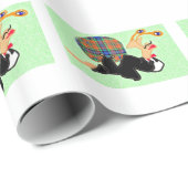 Simpson verdeelt in stijl cadeaupapier (Rol Hoek)