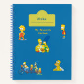 Simpsons Family Portrait Notebook Notitieboek (Voorkant)