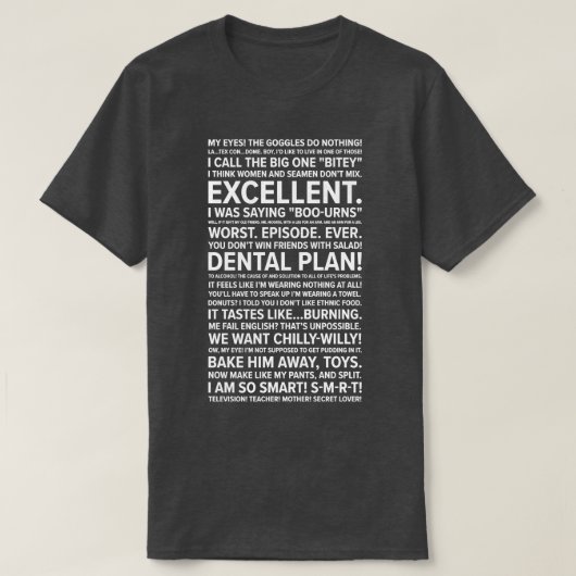 Simpsons Quotes T-shirt (Design voorkant)