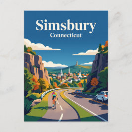 Simsbury Connecticut Briefkaart