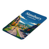 Simsbury Connecticut Magneet (Linkerzijde)