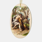 Simson en de Leeuw Keramisch Ornament (Links)