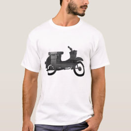 Simson Schwalbe an der Mauer T-shirt
