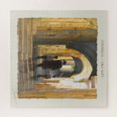 Simta Jerusalem Old City Israel Oil Painting ART Legpuzzel (Horizontaal)