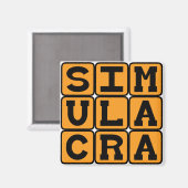Simulacra, Representatie van Iets Magneet (Voorkant / Achterkant)