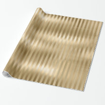 Simulated Gold Foil Texture Stripes Celebration