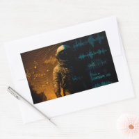 Simulatie Fase Een Poster - Glitch Astronaut Art