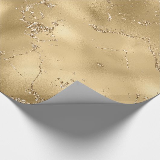 Simulatie van goudolie en glittertextuur cadeaupapier (Hoek)