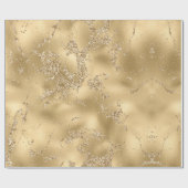 Simulatie van goudolie en glittertextuur cadeaupapier (Vlak)