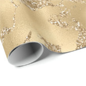 Simulatie van goudolie en glittertextuur cadeaupapier (Rol Hoek)