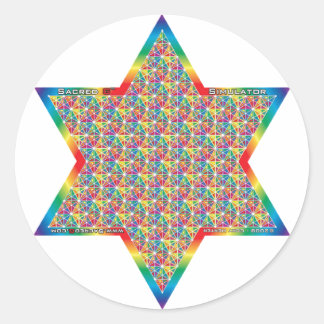 Simulator Ronde Sticker