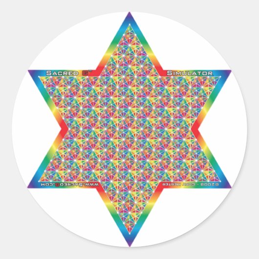 Simulator Ronde Sticker (Voorkant)