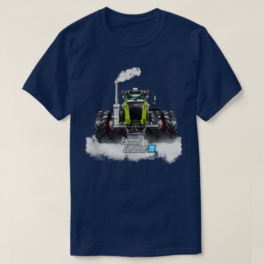 Simulator voor de landbouw, klasse Xerion 22 T-shirt (Design voorkant)