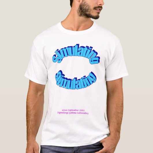 Simuleren/Stimuleren2 T-shirt (Voorkant)