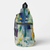 Simultaan venster 1912 door Robert Delaunay Sling Bag (Voorkant)