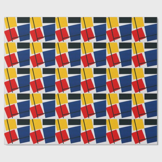 Simultane Tegencompositie Cadeaupapier (Vlak)