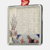 Simurgh biedt Moskou aan, de vader van Roustem Metalen Ornament (Links)