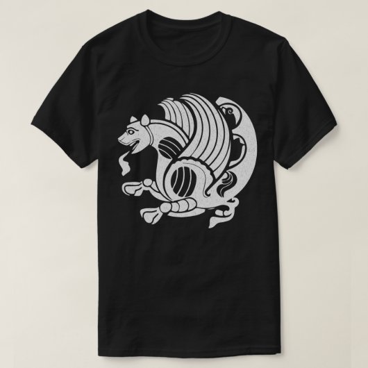 Simurgh Iraanse Perzische Mythologische Vogel Phoe T-shirt (Design voorkant)