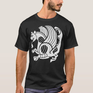 Simurgh Iraanse Perzische Mythologische Vogel Phoe T-shirt