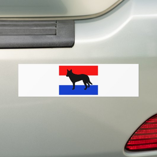 simuzieksvlag bumpersticker (Op auto)