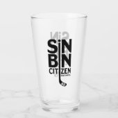 Sin Bin Citizen Hockey Glas (Achterkant)