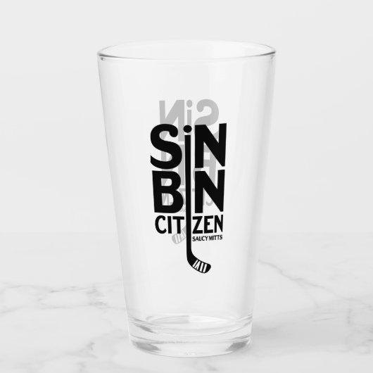 Sin Bin Citizen Hockey Glas (Voorkant)