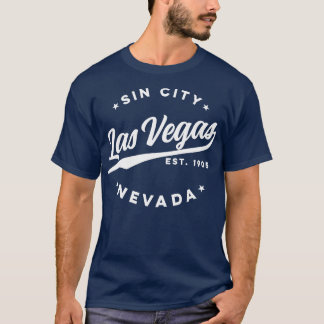 Sin City Las Vegas Nevada White T-shirt