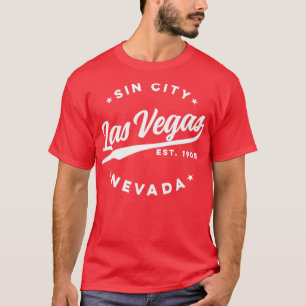 Sin City Las Vegas Nevada White T-shirt