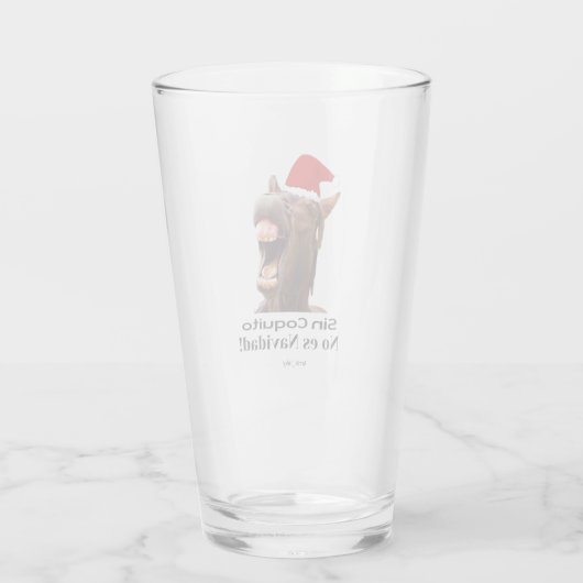 Sin Coquito No Es Navidad Glas (Achterkant)