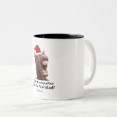 Sin Coquito No Es Navidad! Tweekleurige Koffiemok (Voorkant rechts)