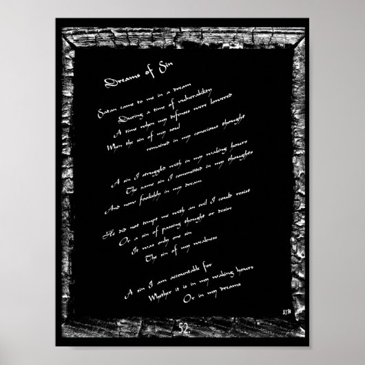 Sin-dromen Poster (Voorkant)