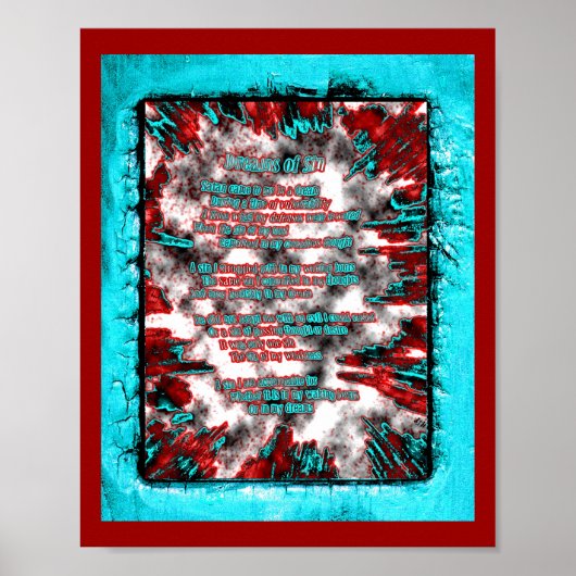 Sin-dromen Poster (Voorkant)