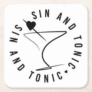 Sin en Tonic Onderzetter