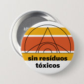 Sin resíduos tóxicos Button (Voorkant /achterkant)