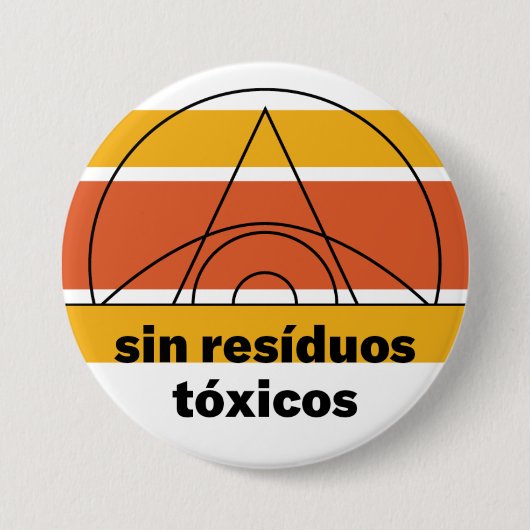 Sin resíduos tóxicos Button (Voorkant)