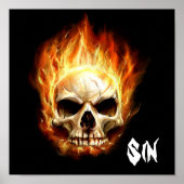 Sin Skull Poster (Voorkant)