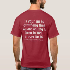 Sin So Gratifying T-shirt