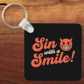 Sin with a Smile Sleutelhanger (Voorkant)