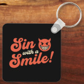 Sin with a Smile Sleutelhanger (Achterkant)