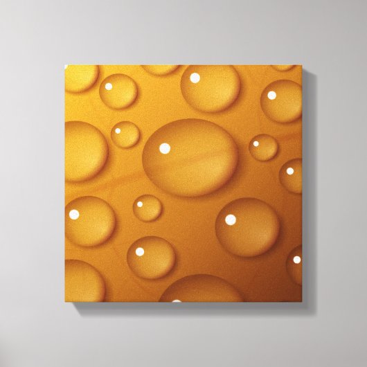 Sinaal Waterdruppel Textuur Canvas Afdruk (Voorkant)