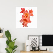 Sinaar gladiolen bloemstuk poster (Thuiskantoor)