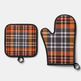 Sinaarherfst Plaid Ovenwant & Pannenlap Set