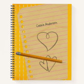 Sinaarzen potlood en Doodles notitieboek (Voorkant)