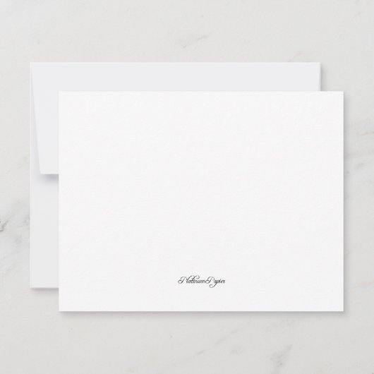 Sinaas en Turquoise Zomerbloem Bewaar de Datum Save The Date (Achterkant)