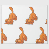 Sinaas Hond Cadeaupapier (Vlak)