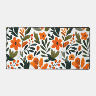Sinaas lente bloemen botanisch patroon bloem bureaumat